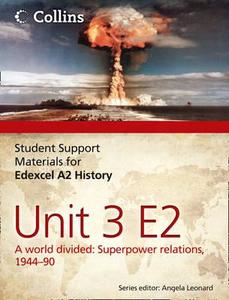 Edexcel A2 Unit 3 Option E2: A World Divided: Superpower Relations, 1944-90 di Robin Bunce, Andrew Mitchell, Laura Gallagher edito da HarperCollins Publishers