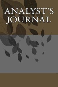 Analyst's Journal: Writing Journal di Marshall edito da Createspace Independent Publishing Platform