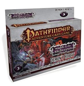Pathfinder Adventure Card Game: Wrath Of The Righteous Adventure Deck 3 - Demon's Heresy di Mike Selinker edito da Paizo Publishing, Llc