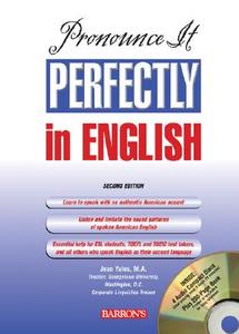 Pronounce It Perfectly in English [With 4 Audio CDs] di Jean Yates edito da Barron's Educational Series