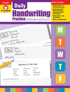 Daily Handwriting Contemporary Cursive di Evan-Moor Educational Publishers edito da EVAN MOOR EDUC PUBL