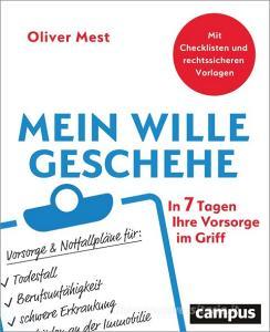Mein Wille geschehe di Oliver Mest edito da Campus Verlag GmbH