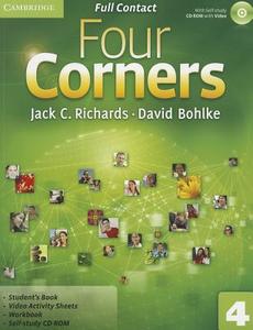 Richards, J: Four Corners Level 4 Full Contact with Self-stu di Jack C. Richards edito da Cambridge University Press