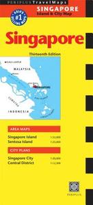Singapore Travel Map di Periplus Editions edito da Tuttle Publishing