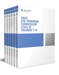 2021 Cfa Program Curriculum Level Iii Box Set di Wiley edito da John Wiley And Sons Ltd