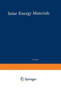 Solar Energy Materials edito da Springer-Verlag GmbH