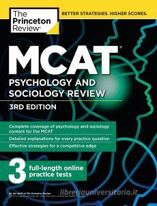 MCAT Psychology and Sociology Review di Princeton Review edito da Random House USA Inc