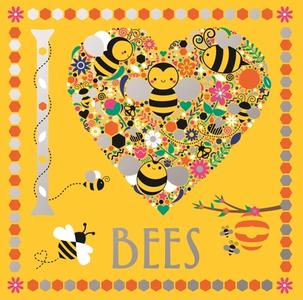 I Heart Bees di Lizzie Preston, Charlotte Pepper edito da Michael O'Mara Books Ltd