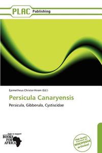 Persicula Canaryensis edito da Crypt Publishing