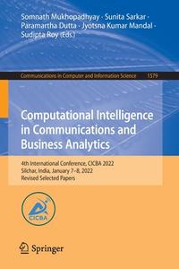 Computational Intelligence in Communications and Business Analytics edito da Springer International Publishing