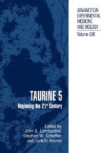 Taurine 5 edito da Springer US