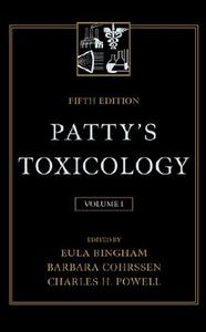 Patty's Toxicology di S. D'Urso, Eula Bingham, Robert L. Harris edito da John Wiley And Sons Ltd