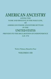 American Ancestry di Joel Munsell's Sons edito da Clearfield