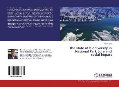 The state of biodiversity in National Park Lura and social impact di Nazmi Ajazi edito da LAP LAMBERT Academic Publishing