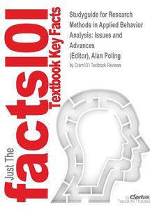 Studyguide For Research Methods In Applied Behavior Analysis di Cram101 Textbook Reviews edito da Cram101