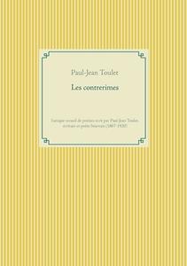 Les contrerimes di Paul-Jean Toulet edito da Books on Demand