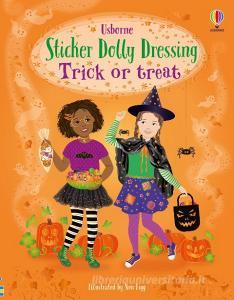 Sticker Dolly Dressing Trick Or Treat di Fiona Watt edito da Usborne Publishing Ltd