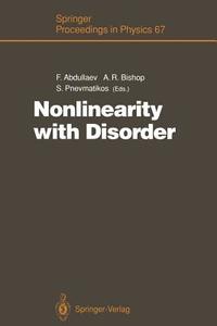 Nonlinearity with Disorder edito da Springer Berlin Heidelberg
