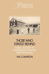 Those Who Stayed Behind di Hal S. Barron edito da Cambridge University Press