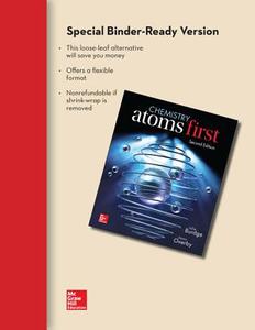 Combo: Loose Leaf Chemistry - Atoms First with Connect Access Card di Julia Burdge edito da McGraw-Hill Education