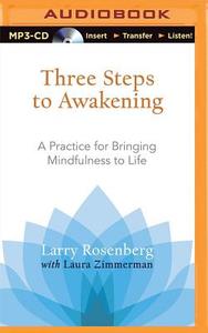 Three Steps to Awakening: A Practice for Bringing Mindfulness to Life di Larry Rosenberg, Laura Zimmerman edito da Audible Studios on Brilliance