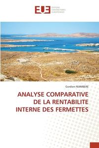 ANALYSE COMPARATIVE DE LA RENTABILITE INTERNE DES FERMETTES di Gordien Nijimbere edito da Éditions universitaires européennes