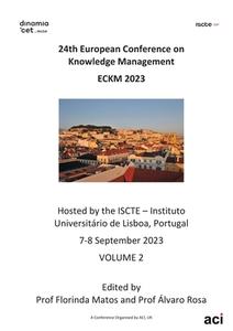ECKM vol 2- Proceedings of the 24th European Conference on Knowledge Management-VOL 2 edito da ACPIL