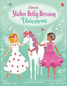 Sticker Dolly Dressing Unicorns di Fiona Watt edito da Usborne Publishing Ltd