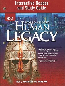Holt World History: Human Legacy Interactive Reader and Study Guide edito da Holt McDougal