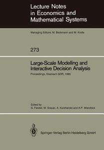 Large-Scale Modelling and Interactive Decision Analysis edito da Springer Berlin Heidelberg