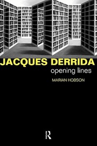 Jacques Derrida di Dr Marian Hobson edito da Routledge