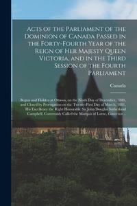 ACTS OF THE PARLIAMENT OF THE DOMINION O di CANADA edito da LIGHTNING SOURCE UK LTD
