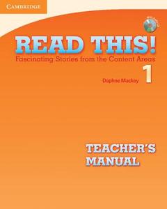 Mackey, D: Read This! Level 1 Teacher's Manual with Audio CD di Daphne Mackey edito da Cambridge University Press