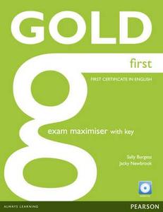 Gold First Maximiser With Key And Audio Cd Pack di Jacky Newbrook, Sally Burgess edito da Pearson Education Limited
