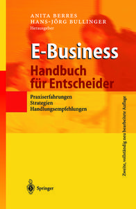 E-Business - Handbuch für Entscheider edito da Springer Berlin Heidelberg