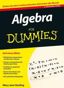 Algebra Fur Dummies di Mary Jane Sterling edito da Wiley-vch Verlag Gmbh
