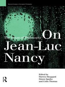 On Jean-Luc Nancy di Darren Sheppard edito da Routledge