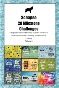 Schapso (Dutch Sheepdog) 20 Milestone Challenges Schapso Memorable Moments.Includes Milestones for Memories, Gifts, Groo di Today Doggy edito da LIGHTNING SOURCE INC