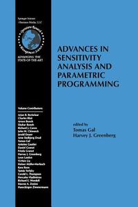 Advances in Sensitivity Analysis and Parametric Programming edito da Springer US