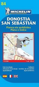 San Sebastian - Michelin City Plan 84 edito da Michelin Editions Des Voyages