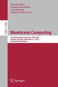 Membrane Computing edito da Springer International Publishing