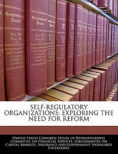Self-regulatory Organizations edito da Bibliogov