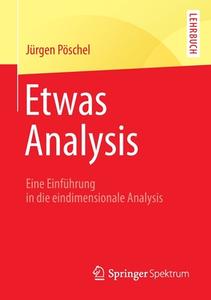 Etwas Analysis di Jürgen Pöschel edito da Gabler, Betriebswirt.-Vlg