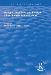 Policy Competition And Foreign Direct Investment In Europe edito da Taylor & Francis Ltd