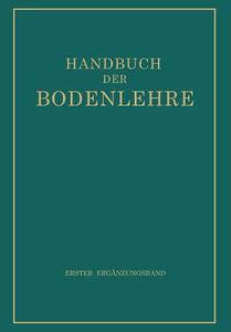 Handbuch der Bodenlehre di E. Blanck edito da Springer Berlin Heidelberg
