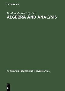 Algebra and Analysis edito da De Gruyter