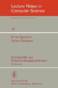 Komplexität von Entscheidungsproblemen edito da Springer Berlin Heidelberg