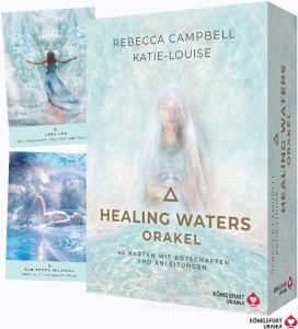 Healing Waters Orakel - 44 Karten mit Botschaften und Anleitungen di Rebecca Campbell edito da Königsfurt-Urania