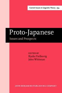 Proto-japanese edito da John Benjamins Publishing Co