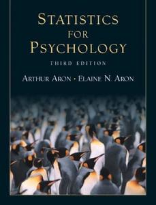 Statistics For Psychology di Arthur Aron, Elaine N. Aron edito da Pearson Education Limited